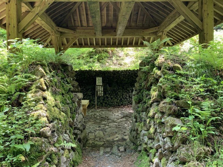 国指定の天然記念物の中山風穴地特殊植物群落です。