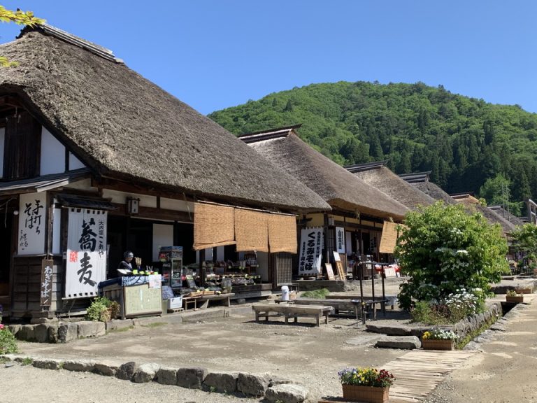 大内宿の様子です。(2)