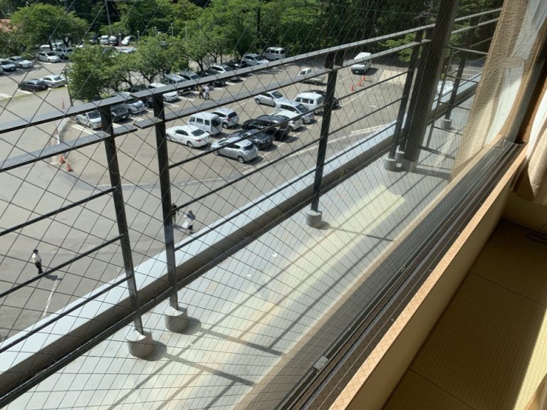 テラスには出られません。