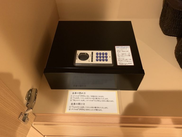 セーフティーボックスの閉じた状態です。