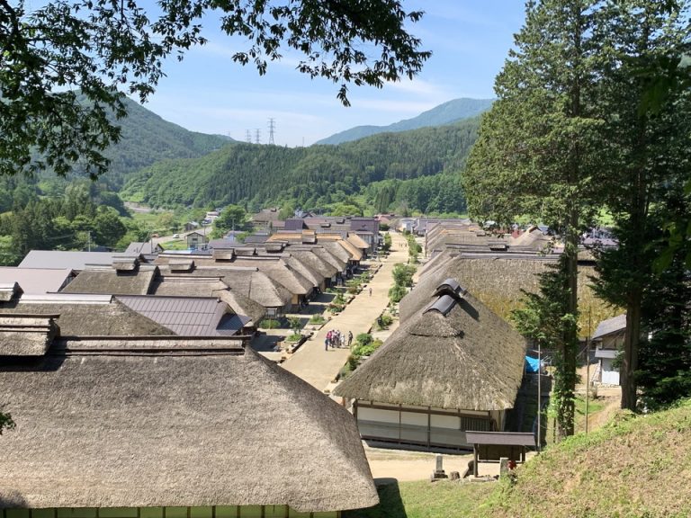 大内宿の様子です。(1)