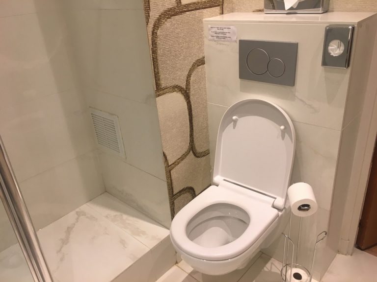 シャワー室とトイレ