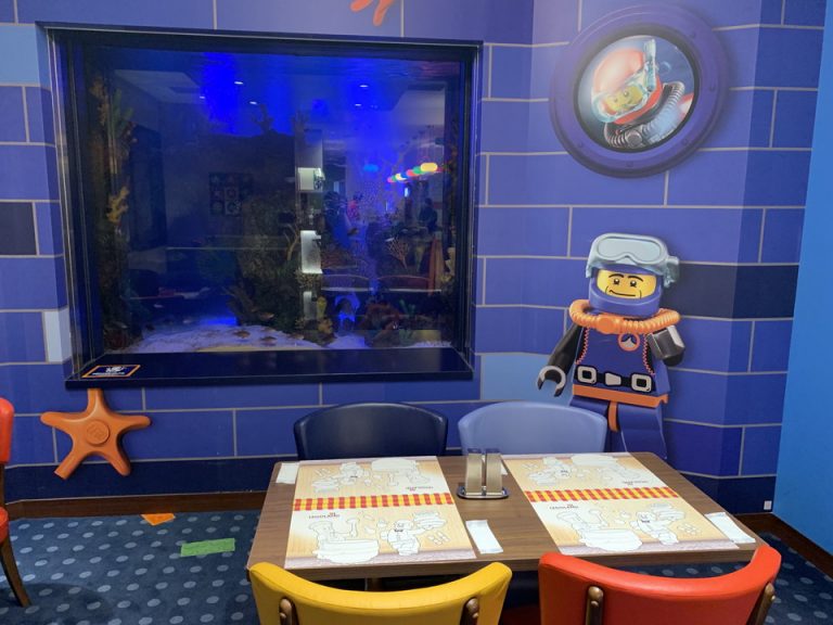 水槽が見える席もあります