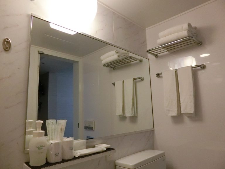 浴槽から見たトイレ側(1)