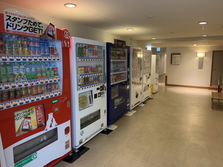自販機のコーナーです。