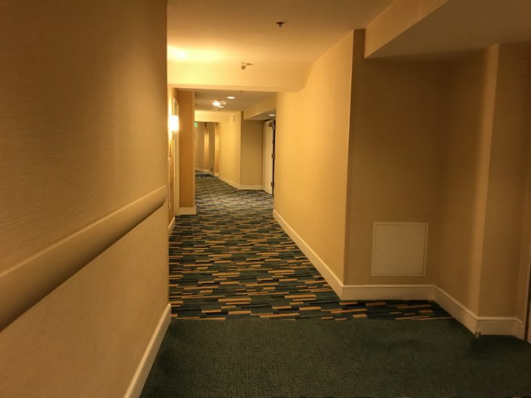宿泊階廊下