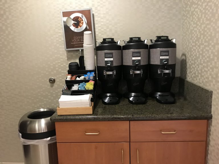 常にサービスされていたコーヒーステーション