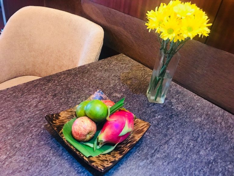 テーブル ウェルカムフルーツ