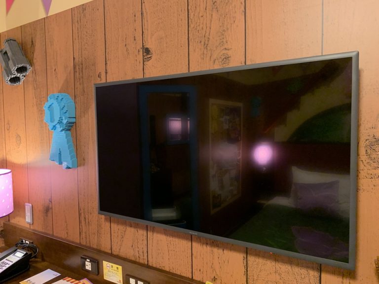 主寝室のテレビです