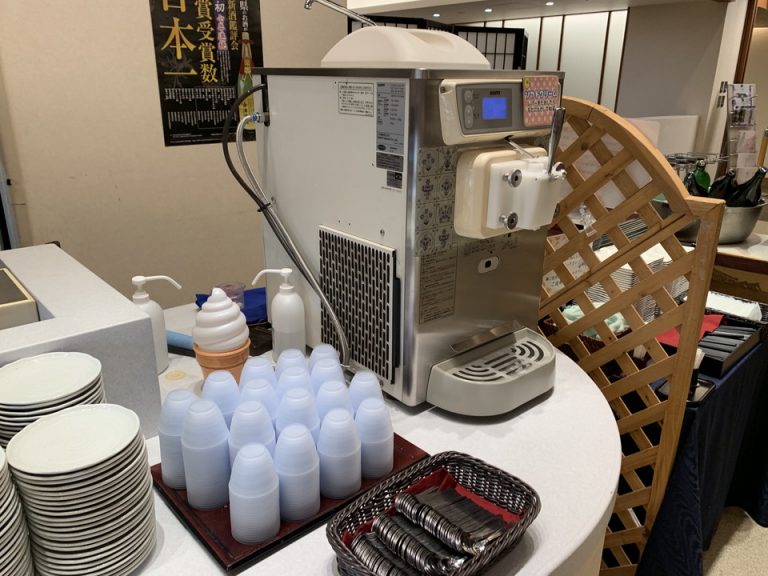 ソフトクリームのコーナーです。