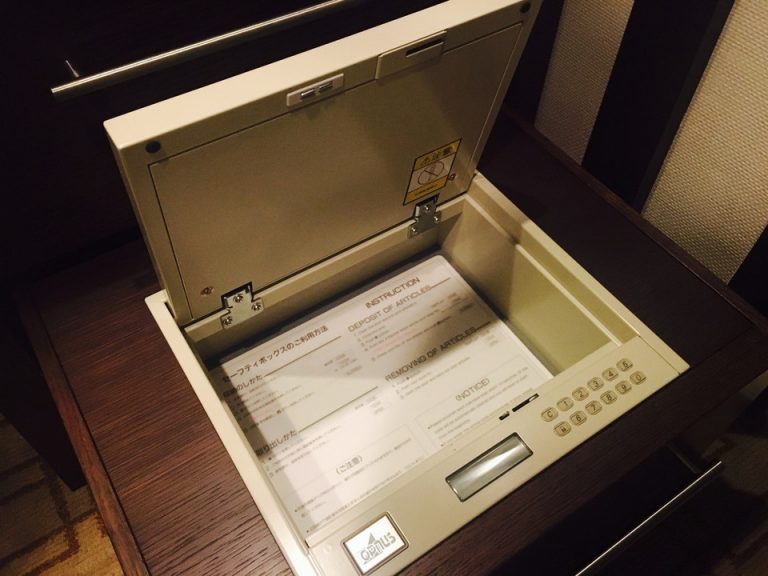 セーフティーボックス(開いた状態)