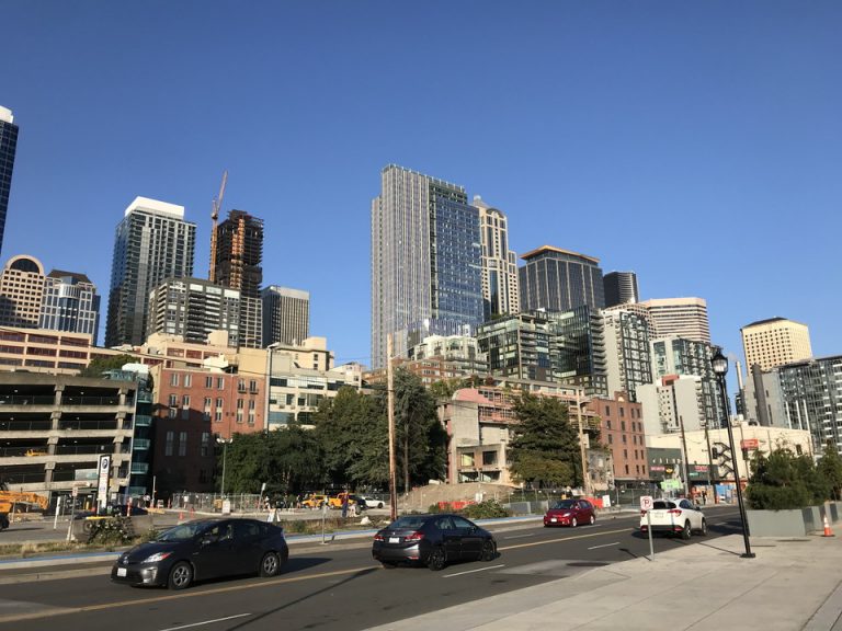 ダウンタウンの街並み