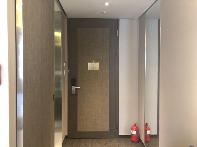 客室入口内観ドアとクローゼット閉めた状態