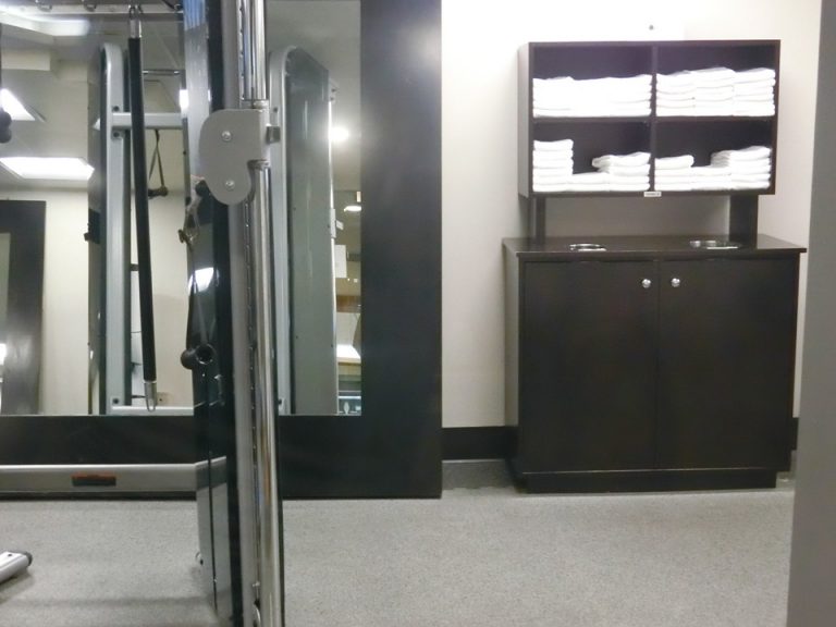 フィットネスセンター内タオルあり