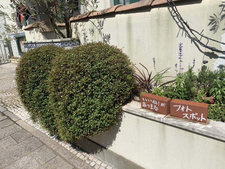 エントランス横