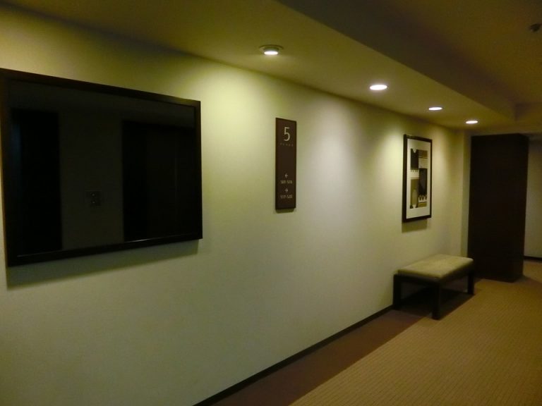客層階エレベーターホール