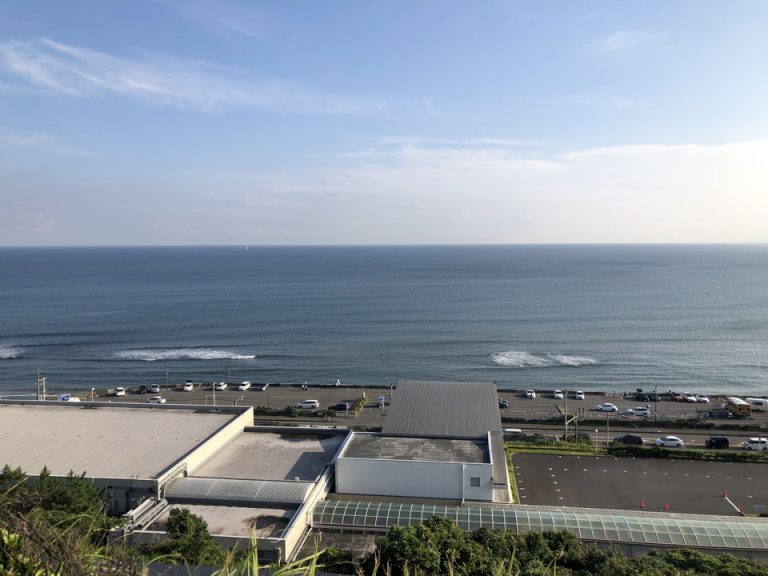 プールエリアからも海と江の島を一望できます。(1)