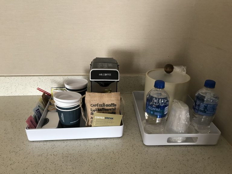 コーヒーステーションお水は毎日いただけました