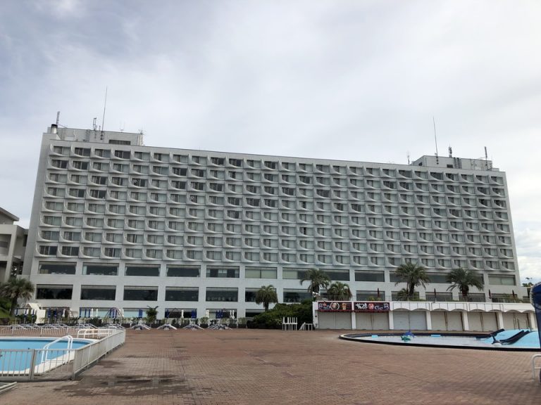 客室棟 海側から撮影