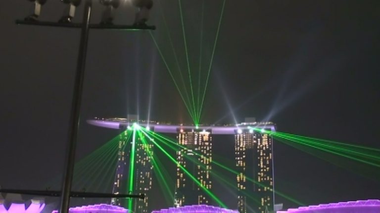 マリーナベイサンズのスペクタクルショー