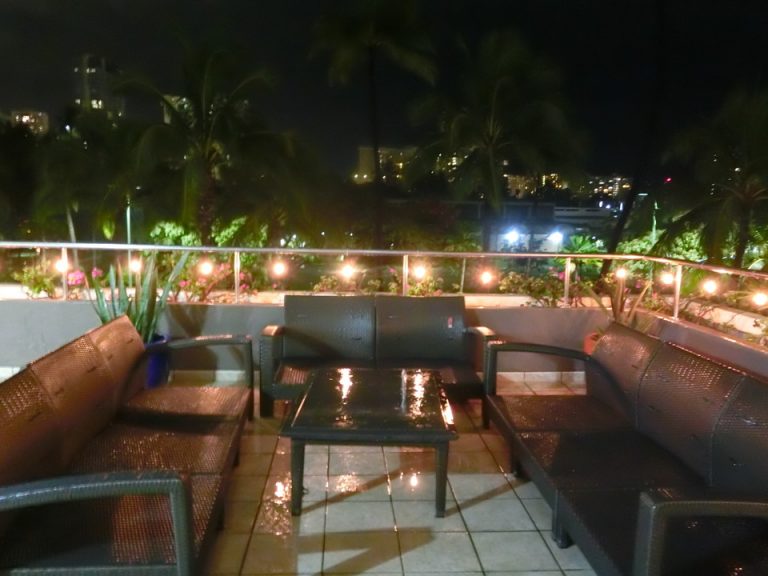 夜 プールからの景色(1)