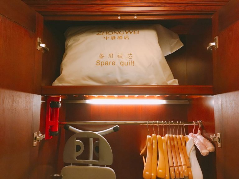 クローゼットの中 spare quilt