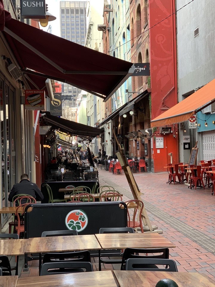 メルボルンレストラン街