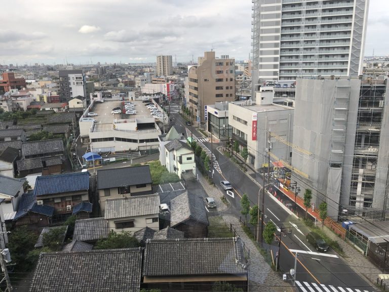 部屋からの景色(朝)