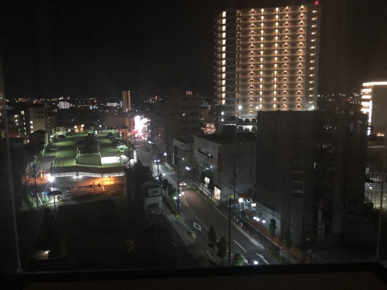 客室からの夜景