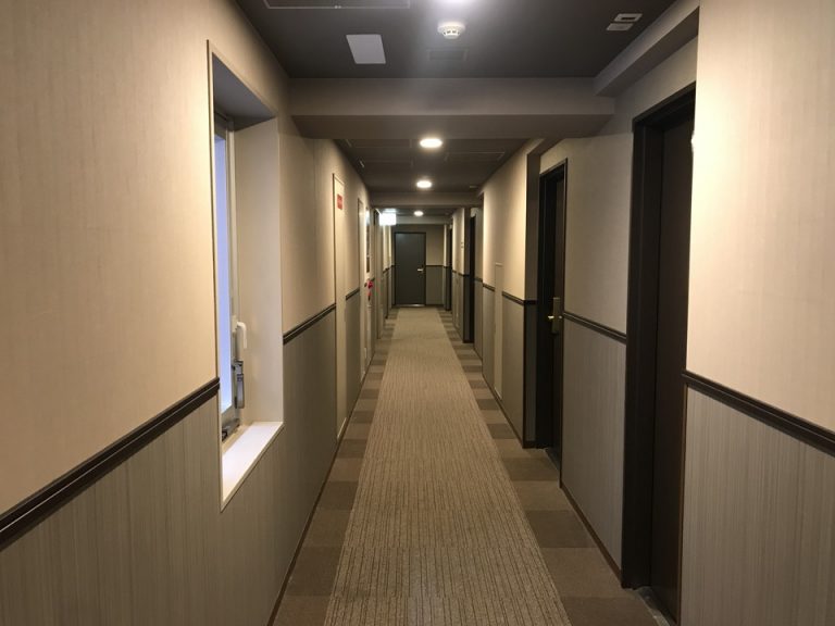 客室階廊下全体
