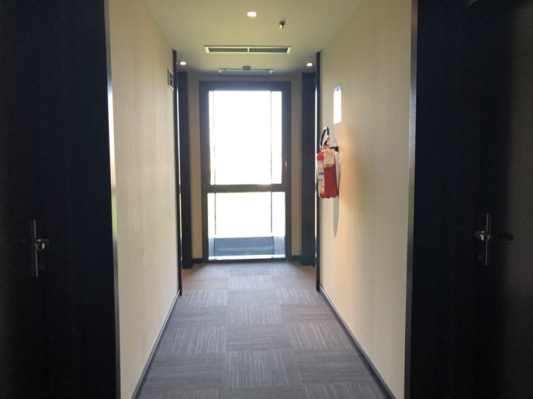 客室入口付近廊下