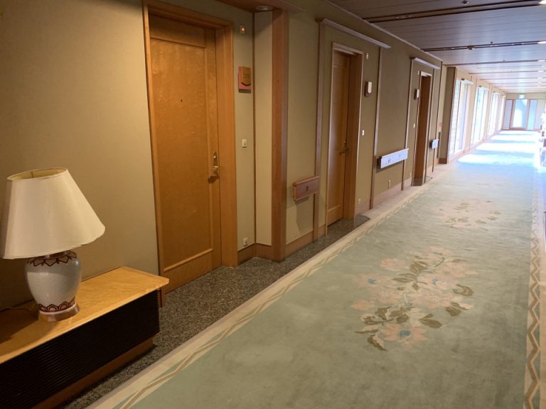 客室入口付近廊下
