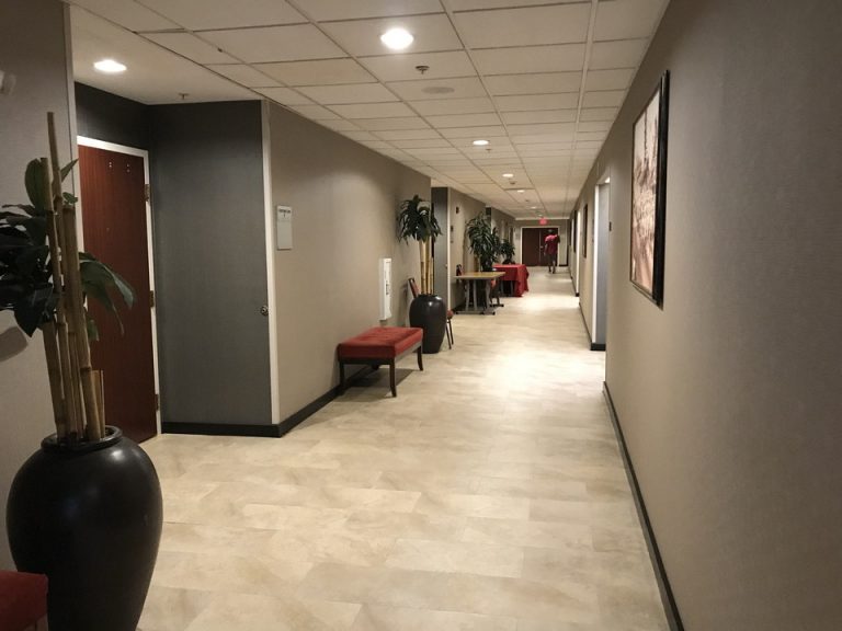 一階には会議室使いできるホールが数部屋ありました