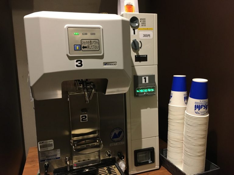 ビールサーバ(2階ドリンクゾーンにありました)