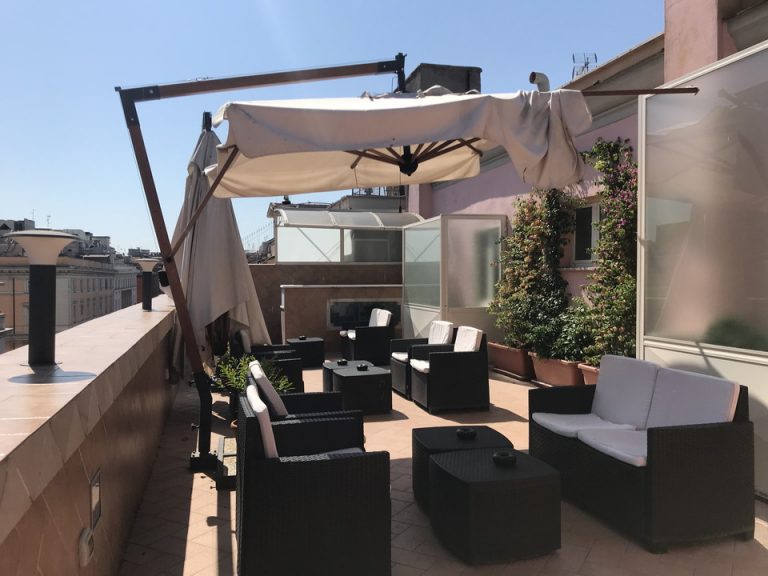 ホテルのテラス別角度