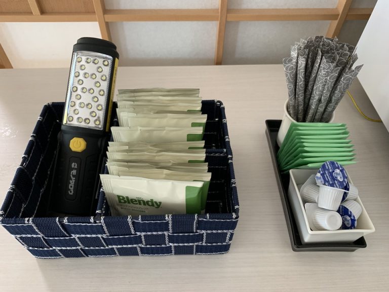コーヒー・お茶もあります