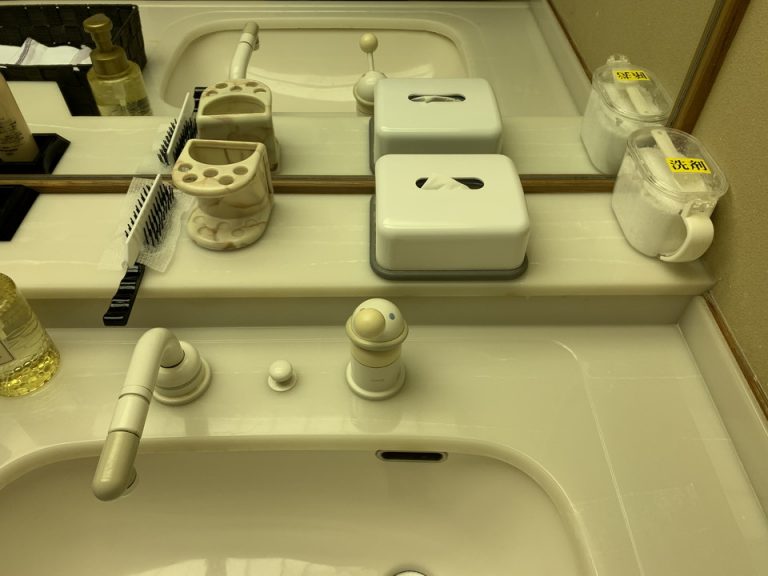 洗面台です