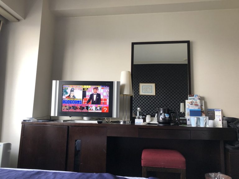 ベッドからテレビ