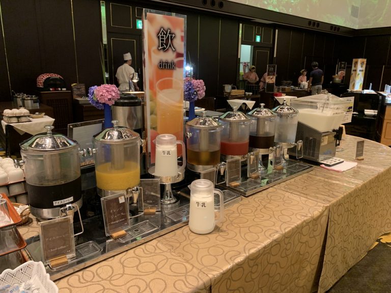 飲み物のコーナーです