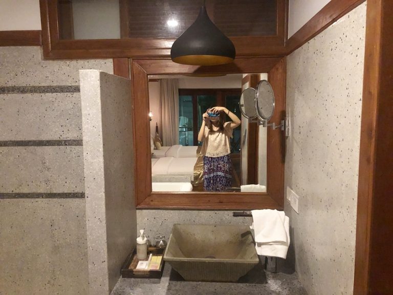 洗面台。アメニティはそこまで多くなかったです