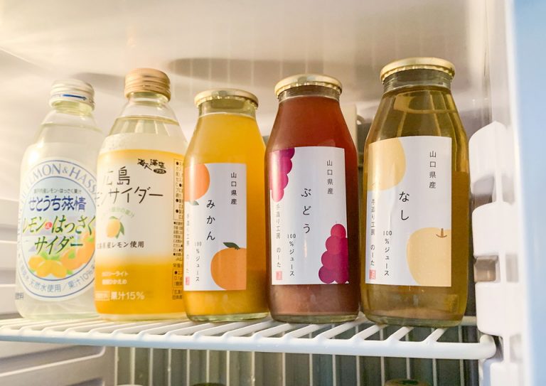 19_冷蔵庫_瀬戸内、広島、山口県産のフルーツやレモンを使ったジュース