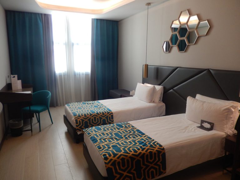 客室全体(窓際方向)、客室窓