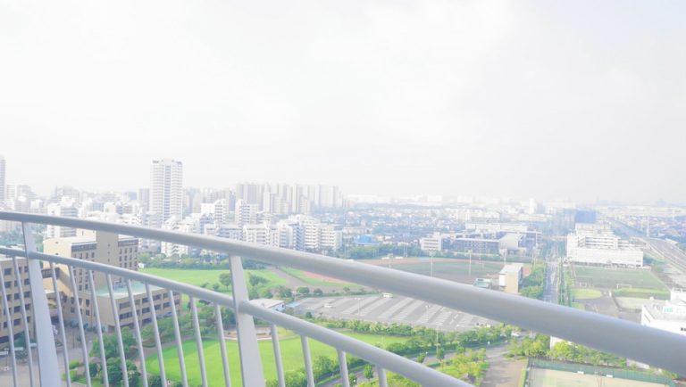 客室テラスからの眺望