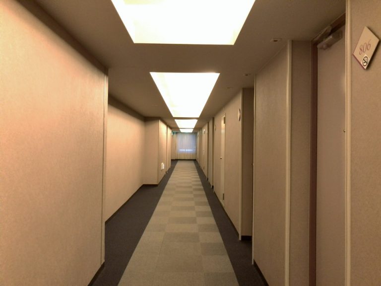 客室入口付近廊下
