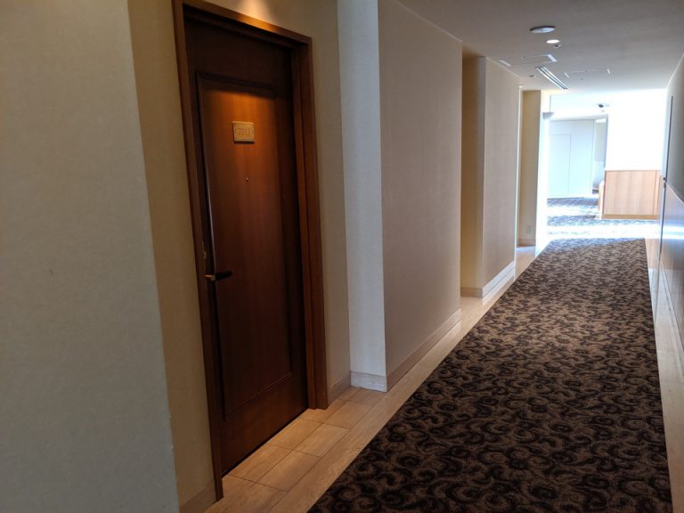 客室入口付近廊下