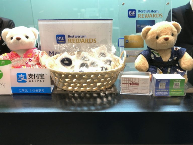 フロントにあるぬいぐるみ