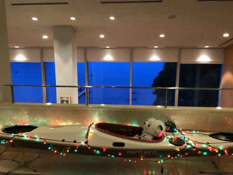 フロントからも海が一望