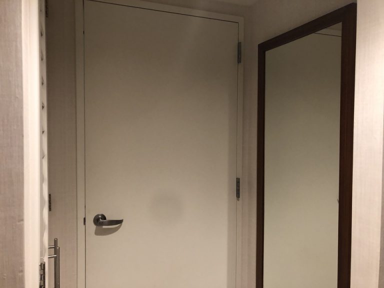 トイレドアと全身鏡