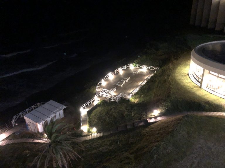 バルコニーからの眺望 夜