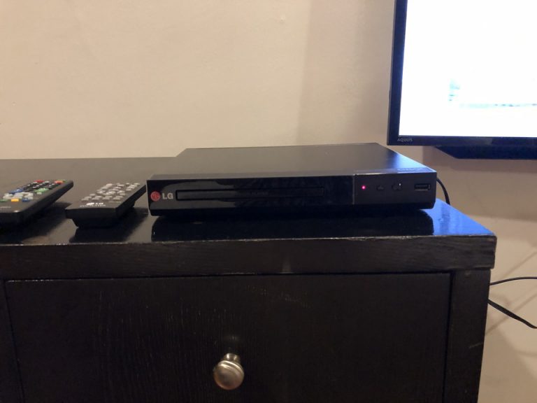 レンタルしたDVDプレーヤー